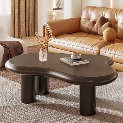 Contemporary Cloud Coffee Table, Artistic Design with 4 Durable Legs