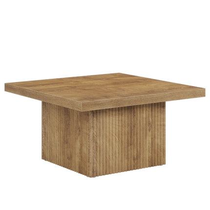 Modern Square Coffee Table, 31.5” Wooden Center Table for Living Room Decor