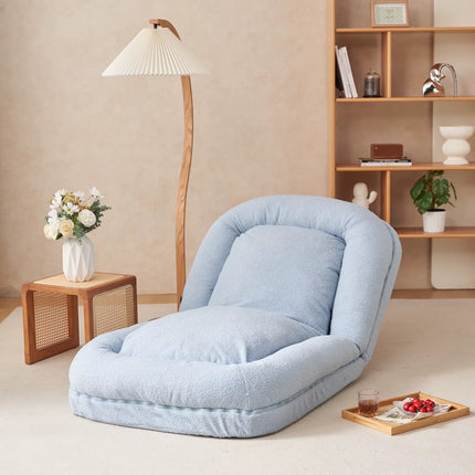 Small, compact reclining sofa for the living room, a practical lazy nook with a tatami mat