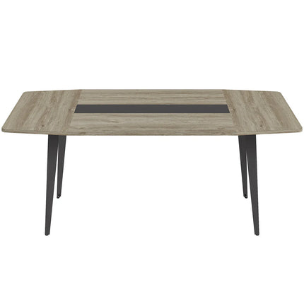 Modern 6FT / 8FT Boat Shaped Conference Table – Stylish Meeting Room Table