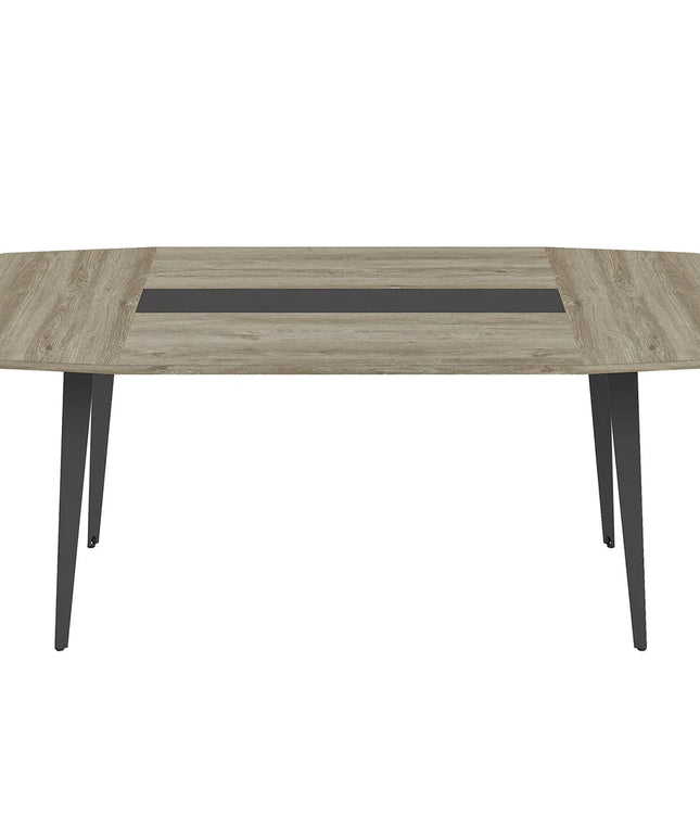 Modern 6FT / 8FT Boat Shaped Conference Table – Stylish Meeting Room Table