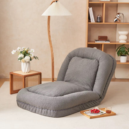 Small, compact reclining sofa for the living room, a practical lazy nook with a tatami mat