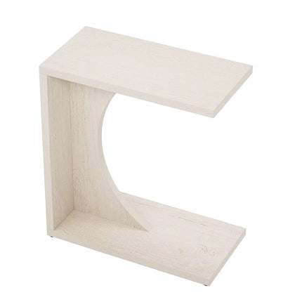 C-shaped end table for sofa and bedroom - Small side table for living room