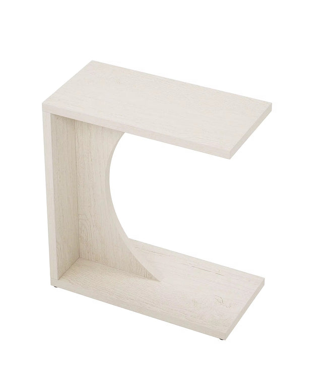 C-shaped end table for sofa and bedroom - Small side table for living room
